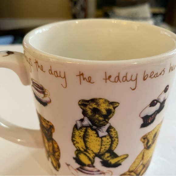 Ted tea mug Paul Cardew vintage designer. Teddy bear mug designed in England - Picture 4 of 7